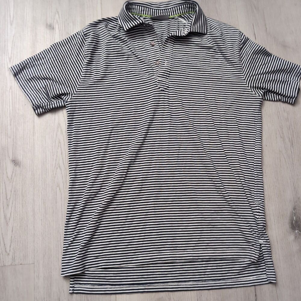 Tasc Performance Golf Polo Mens Small Lightweight Stretch Cotton Bamboo Blend